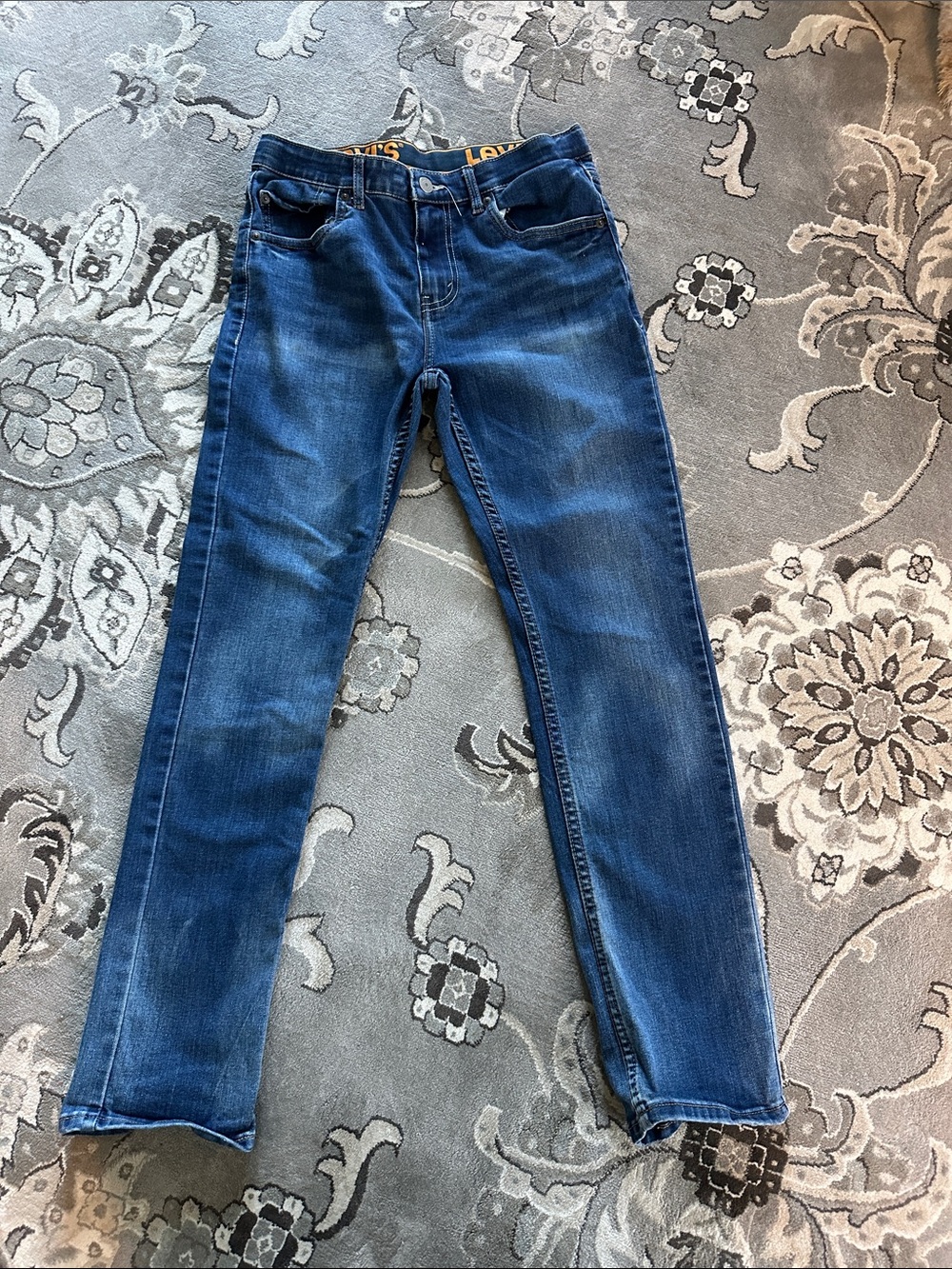 Levi's Boys size 16 W28 L30 Skinny Jeans in Faded Blue Wash
